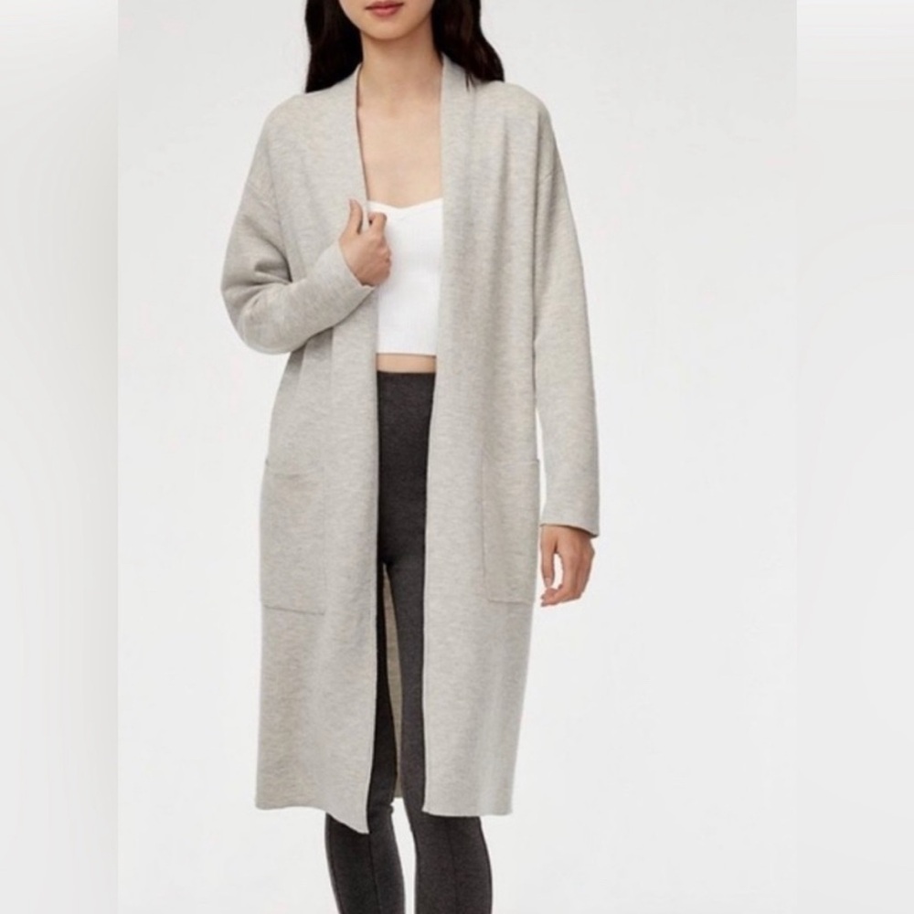 BLACK babaton oversized long cardigan XS